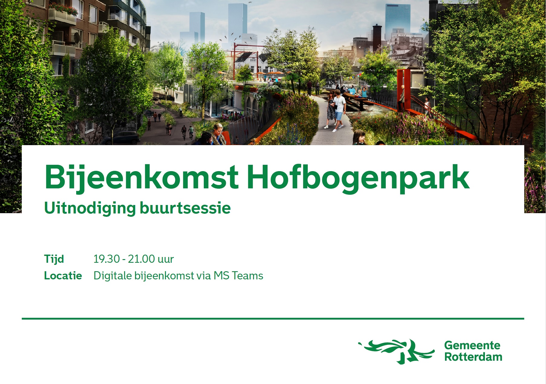 Bijeenkomst Hofbogenpark